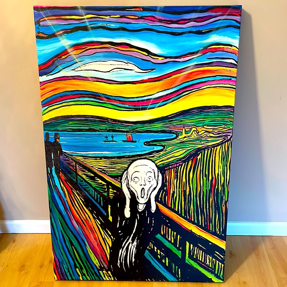 26”x40” embellished Giclee print